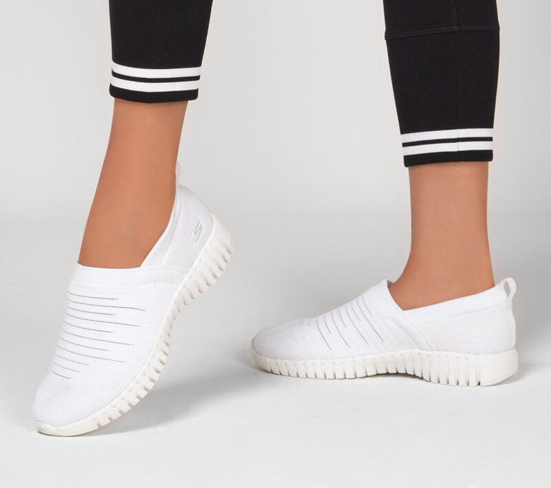 skechers biale damskie